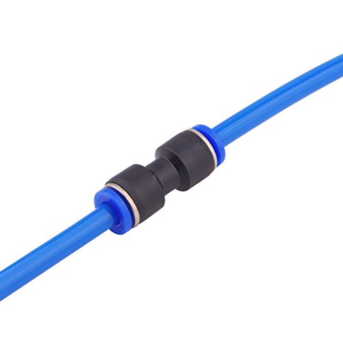 Quick Connect Fittings 6mm - 10 Pack Plastic Push to Connect Fittings Tube Straight Connect 6 Mm to 6 Mm Push Fit Fittings Tube Fittings