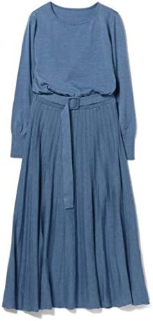 [レイビームス] ワンピース ニット プリーツ スカート ワンピース レディース