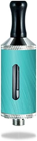 Aspire Viva Nova-S Tank Vape E-Cig Mod Box Vinyl DECAL STICKER Skin Wrap / Teal Aqua Wavy Lines Design Background