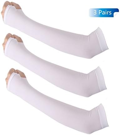 Deargles UV Protection Cooling Arm Sleeves for Men Sunblock Protective Gloves Women Cycling Sun Sleeves