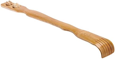 Massage & Relaxation Wooden Handy Bamboo Massager Back Scratcher Wood Body Stick Roller