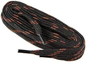 Flat Shoe Laces For Work Boots Shoes, Health And Safety Boots, Strong Weave, Made in Europe By Worker Walker Laces Pro, 1 Pair