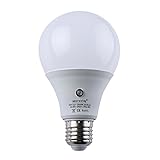 TOPCHANCES LED Sensor Bulbs 9W E27 Dusk to Dawn Smart LED Light Bulb Energy Save Automatic Sensor Ball Lamps (3000K Warm White)