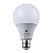 TOPCHANCES LED Sensor Bulbs 9W E27 Dusk to Dawn Smart LED Light Bulb Energy Save Automatic Sensor Ball Lamps (3000K Warm White)