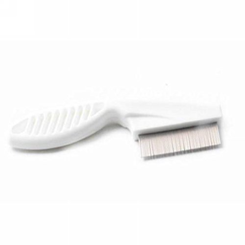 1 Pc Comb Hair Brush Head Lice Metal Fine Toothed Flea Flee Handle