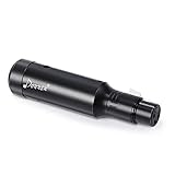 Donner Black DMX512 DMX Dfi DJ 2.4G Wireless Receiver Rechargeable Built-in Battery