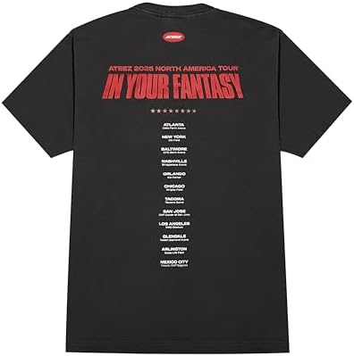 ATEEZ Official Tour Merch Logo T-Shirt | Amazon.com