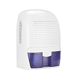 KEDSUM Electric Small Dehumidifier with 52.8 oz Capacity, 2200 Cubic Feet (220 sq ft), Compact and Portable Dehumidifiers for Moisture in Home, Kitchen, Bedroom, Basement, Office