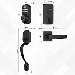 Revolo Electronic Keypad Deadbolt, Keyless Entry
