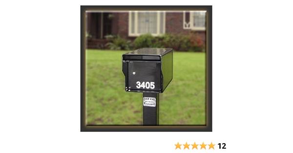 Amazon Com Fort Knox Mailbox Sm Standard B Small Standard Mailbox Black Home Improvement