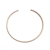 HONEYCAT Thin Open Cuff | Minimalist, Delicate Jewelry (Rose Gold)