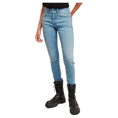 G-STAR Jeans 3301 Skinny para Mujer, Azul (lt Aged D05175-8968-424), 23W / 32L