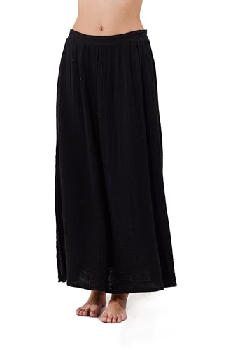 Gottex Women's Standard Cloudshore Midi Skirt Cover-Up, Black