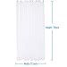 Amazer Long Shower Curtain Liner with Magnets, 72 x 78 Plastic Clear Shower Liner PEVA Waterproof Medium Weight Inside Shower Curtains Liner for Bathroom with Rustproof Grommets