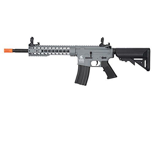 UKARMS Lancer Tactical M4 KEYMOD AEG FIELD Metal Gears Airsoft Gun Rifle w/9.6v Battery & Charger (Grey High Velocity) - Thumbnail 3