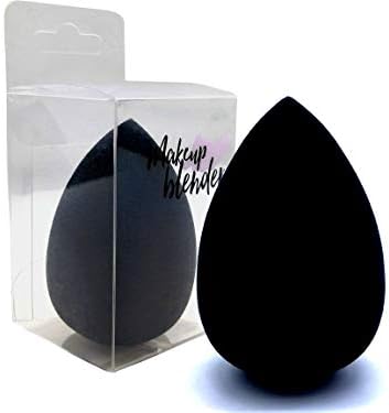 PAPAMI Premium Makeup Sponge Blender Egg Shaped-Super Soft Latex Free Beauty Sponge Blender for Foundations, Creams, and Powders-One Piece (Black)