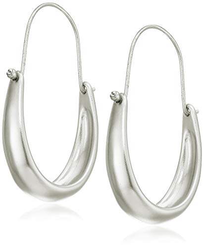 Pendientes de aro Lucky Brand Modern, plata
