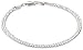 Amazon Essentials Sterling Silver Interlocking Geometric Link Bracelet, 7.25