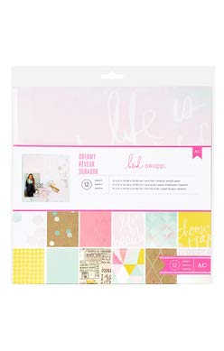 American Crafts HSW Paper Pad 12 x 12 Inches Dreamy