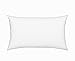Fennco Styles Premium Polyester Fiber White Pillow Insert - Made in USA | Square, Round, and Rectangular (11”x15” Rectangle)
