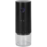 Portable Electric Burr Coffee Grinder with 38 Adjustable Grind Settings - USB Rechargeable Ceramic Core Conical Burr, Coffee Bean Grinder for Espresso, French Press, Travel, Camping, Home &amp; Office Use