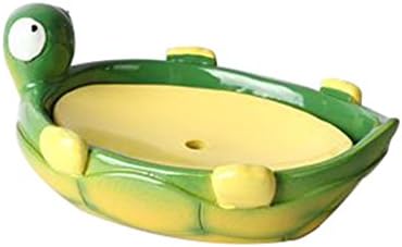 Leop Mediterranean Style Cute Decorative Fish One Piece Bathroom Accessory Set Soap Dish Resin