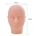 Practice Training Head, MYSWEETY Manikin Cosmetology Mannequin Doll Face Head Eyelashes Makeup Massage Practice with training lashes and Stainless Steel Straight Pointed