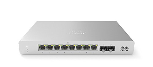Cisco Meraki | MS120-8LP-HW | LIC-MS120-8LP-5YR | Meraki MS120-8LP 1G L2 Cloud Managed 8x GigE 64W PoE Switch with Meraki MS120-8LP Enterprise License and Support, 5 Year