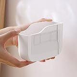 SUNFICON Universal Remote Holder Wall Mount White Organizer Caddy view 7