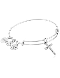 Alex and Ani - Brazalete para mujer, diseño de cruz II EWB, ampliable