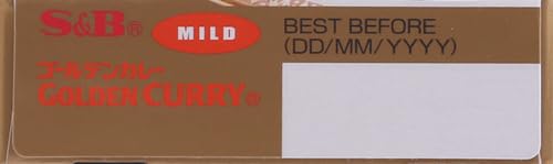 S&B, GOLDEN CURRY SAUCE MIX, MILD, 3.2 OZ