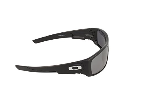 Oakley Men's Crankshaft Rectangular Eyeglasses, Polished Black/Black Iridium, 60 mm