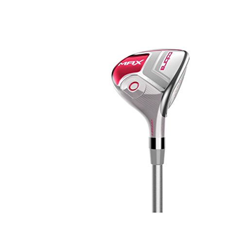Cobra Women's MAX Sp Hybrid 7H Club, Right, Silver/Pink