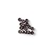 Neitsi Silicone Nano Rings Beads for Nano Ring Hair keratin Hair Extensions 3.0mm(Outside Diameter) 1.0mm(Inside Diameter) 2.0mm(Length) (500pcs, Brown)