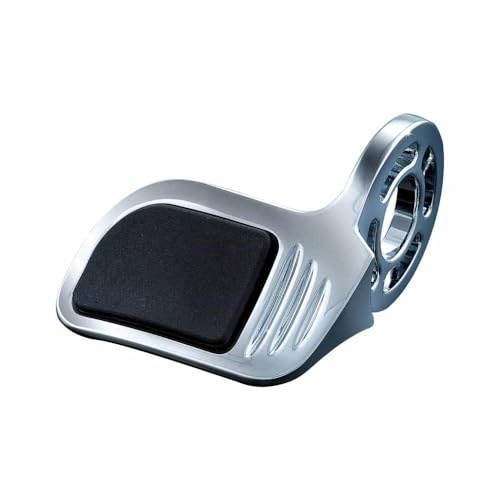 Kuryakyn 6299 Premium ISO Contoured Drossel Boss Motorrad Lenkergriff Zubehör: Universal Fit nur rechte Seite Chrom 1 Stück
