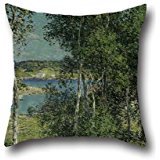 Throw Cushion Covers Of Oil Painting Willard L. Metcalf - A Family Of Birches 18 X 18 Inches / 45 By 45 Cm,best Fit For Kitchen,couch,couples,wedding,home Office,son Double Sides