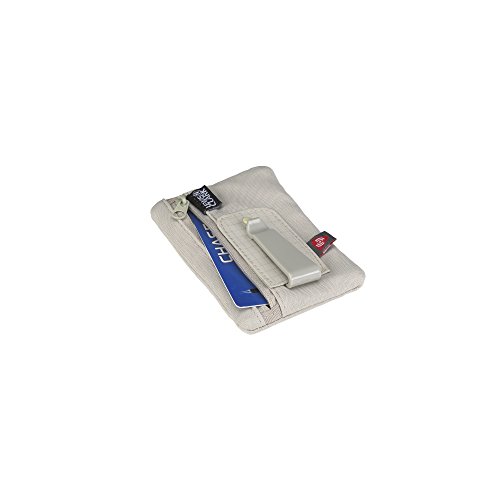 Lewis-N-Clark-RFID-Blocking-Hidden-Clip-Stash-Travel-Belt-Wallet-Brown-One-Size