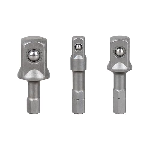 E-01600 Impact Socket Adapter Set, 3-Piece 2" 1/4" 3/8" 1/2" for… at Amazon