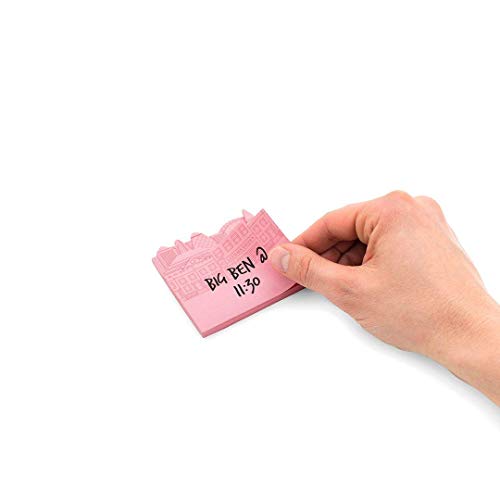 Sticky Notes 3 x 3 London Design - Self Stick Notes For Office, Reminders, Memos, Scrapbook, Travel Notebook (Pad of 75 Sheets)