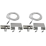 Hisencn 2PK Grill Igniters KIT Ceramic Electrode Replacement for Fits Altima AGR30P, AGR30PF, AGR48P, AGR48PF; Sonoma 949725CGR27, 949725CGR27LP, 949725CGR30, 949725CGR30LP; Tuscany SGR30MLP Gas Grill