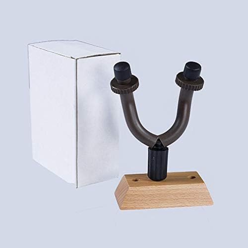 Lightleopard Wooden Base Bass Ukelele Bracket Wall Mounted Hook Holder Guitar Hanger Stand