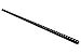 Deer Fence: 9 ft Black Angle Steel Fence Posts - 8 pk primary