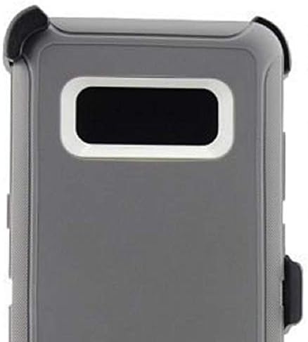 OtterBox Defender Case for Samsung Galaxy S10 with Belt Clip fits OtterBox - Gray White