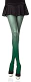 cytprimedesign Women's Gradient Colored Velvet Stockings (Green)