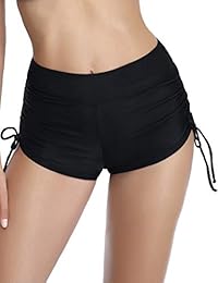 AXESEA pantalones cortos de natación para dama, con corbata ajustable