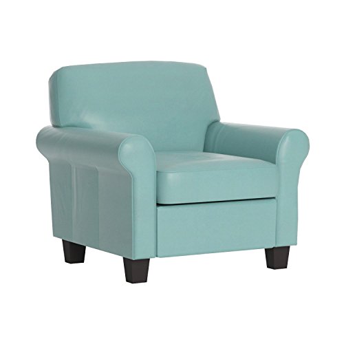 Best Selling Modern Club Chair, Teal Blue