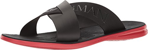 Emporio Armani Men s Logo Slide Sandal Black Sandal