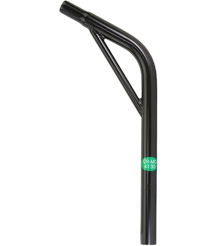 Reggisella Layback In Acciaio Per BMX - 25.4mm X 350mm - Colore Nero, TF