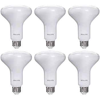 Philips LED Dimmable BR30 Light Bulb: 650-Lumen, 5000-Kelvin, 11-Watt (65-Watt Equivalent), E26 Base, Frosted, Daylight, 6-Pack