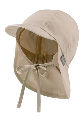 Sterntaler Casquette Unisexe pour Enfant avec Protection de la Nuque, Beige, Normale, Beige, 49